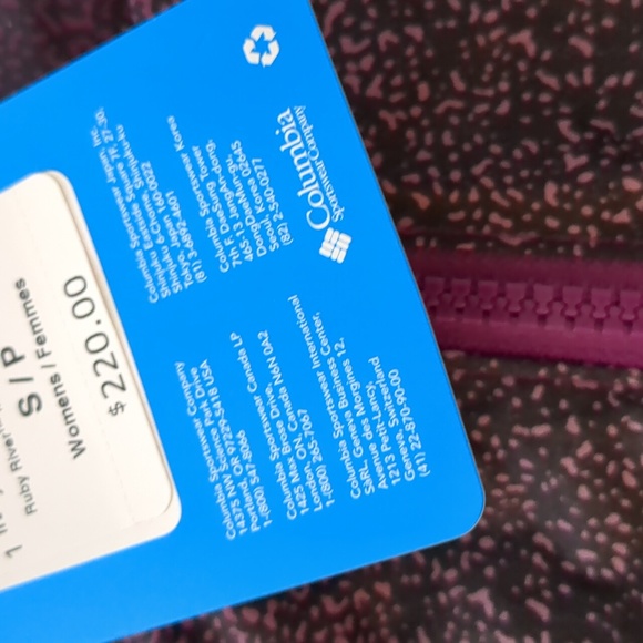 Columbia 2 In 1 Purple Columbia Winter Jacket - Picture 8 of 8